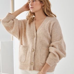 & Other Stories Alpaca blend cardigan
